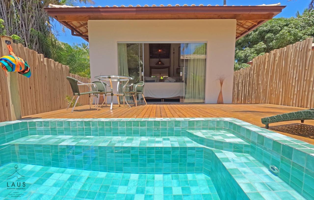 Praia dos Algodoes Laus Bangalos Experience - Piscina Privativa - Praia De Algodoes - Peninsula De Marau - Bahia מראה חיצוני תמונה